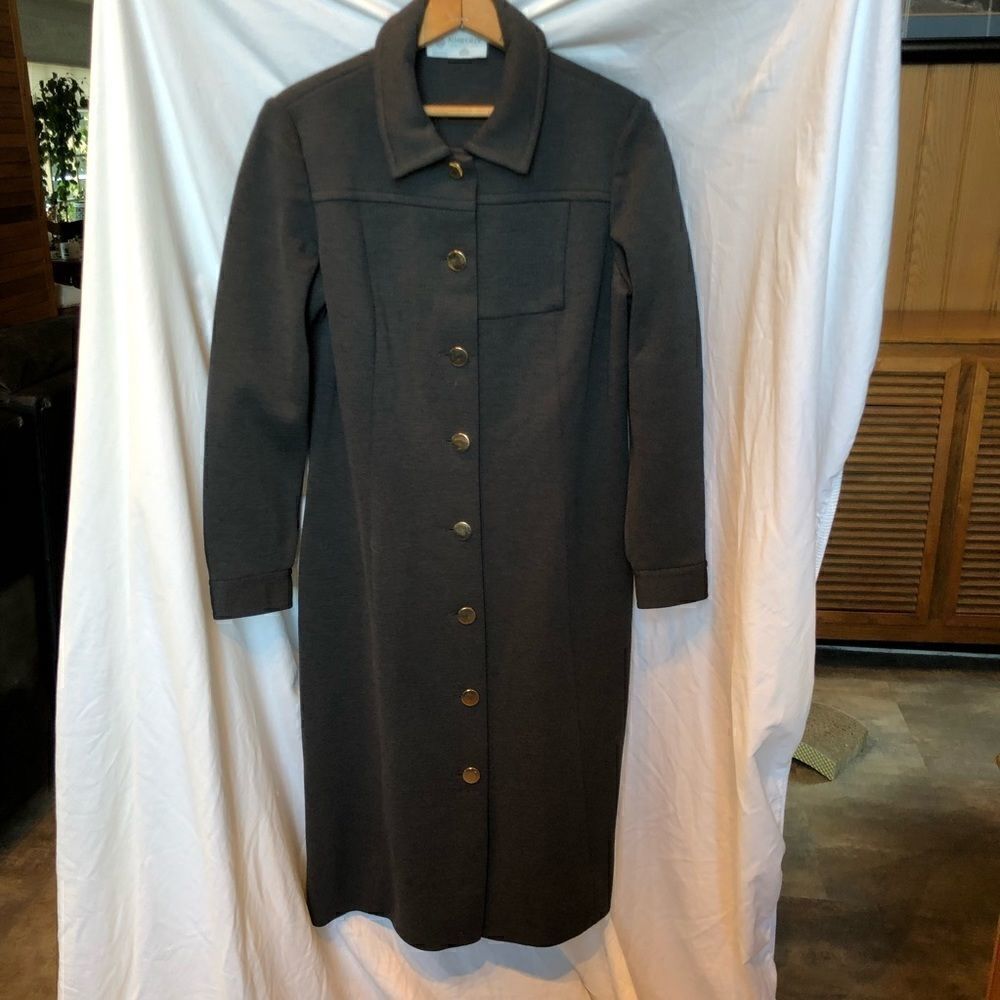 Vintage Kimberly Dress Gray Small